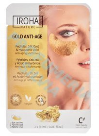 IROHA NATURE Gold Anti-Age Eye Patches P-IN/08-15
