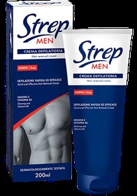 STREP Men Crema Depilatoria Corpo