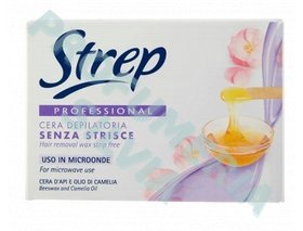 STREP PROFESSIONAL Cera Depilatoria Senza Strisce per Microonde 